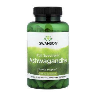 Ашваганда Swanson Full Spectrum Ashwagandha 450 мг, харчова добавка, 100 капсул 100-93-4411784-20 фото