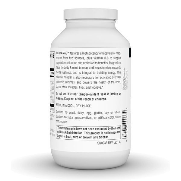 Комплекс магнію та вітаміну B6 Source Naturals Ultra-Mag, харчова добавка, 240 таблеток 2022-10-1303 фото